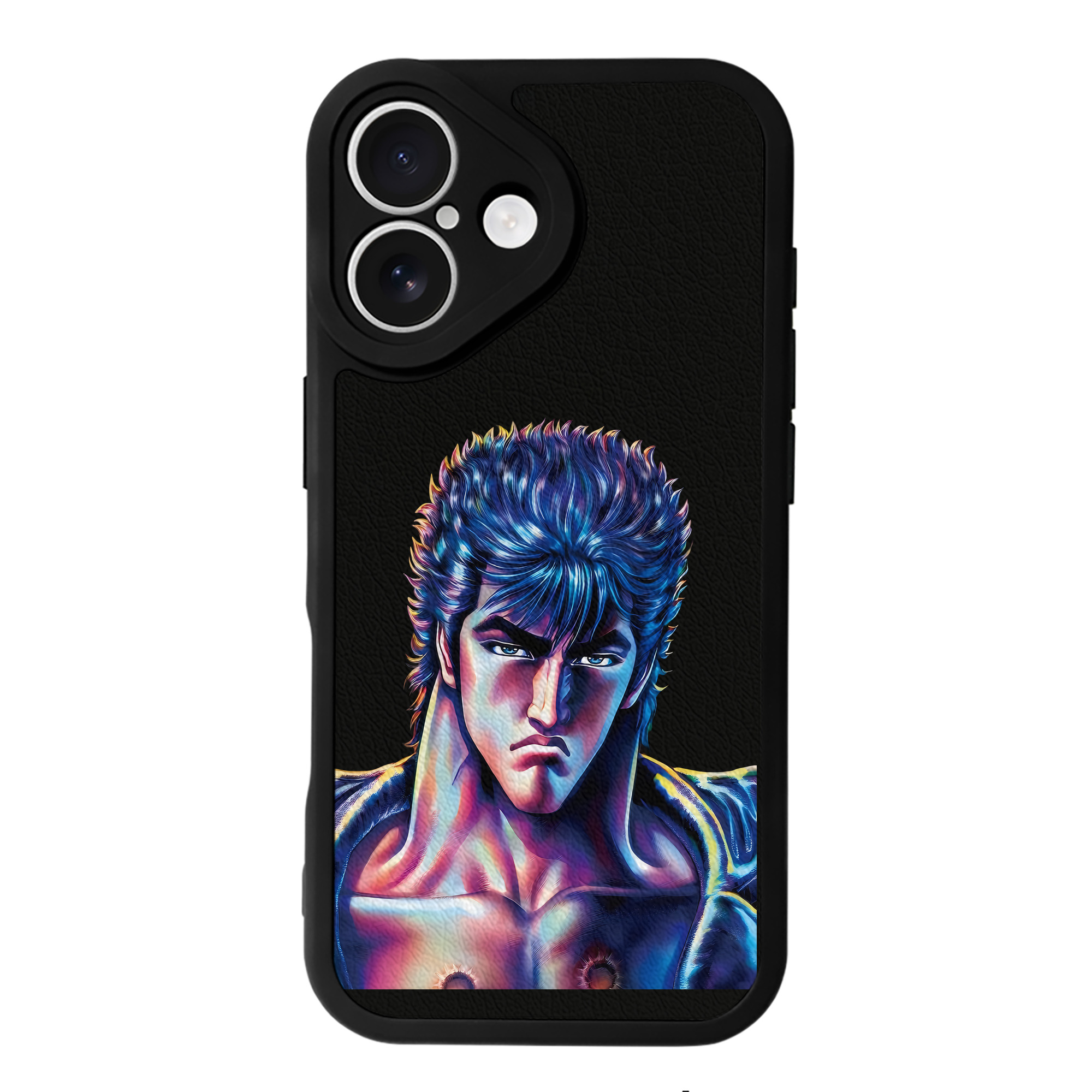 （画像用） 北斗の拳 Fist of the North Star 【iPhone 16シリーズ対応】シリコンスマホケース（レザー調） 材質：シリコン